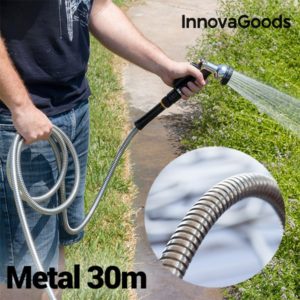innovagoods onbreekbare-metalen tuinslang 30 m